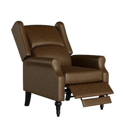 Ani Wingback Pushback Recliner - ProLounger Gray 15 Ani Wingback Pushback Recliner - ProLounger Gray - Image 13