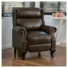 Tauris Faux Leather Recliner Club Chair Dark Brown - Christopher Knight Home -Living Room Chairs store unnamed file 13022