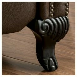 Tauris Faux Leather Recliner Club Chair Dark Brown - Christopher Knight Home -Living Room Chairs store unnamed file 13024