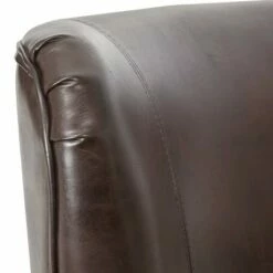 Elijah Bonded Leather Sofa Chair Brown - Christopher Knight Home -Living Room Chairs store unnamed file 1304