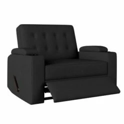 Oversized Wall Hugger Recliner Chair Microfiber - ProLounger Dark Brown