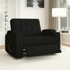 Oversized Wall Hugger Recliner Chair Microfiber - ProLounger Dark Brown -Living Room Chairs store unnamed file 13048