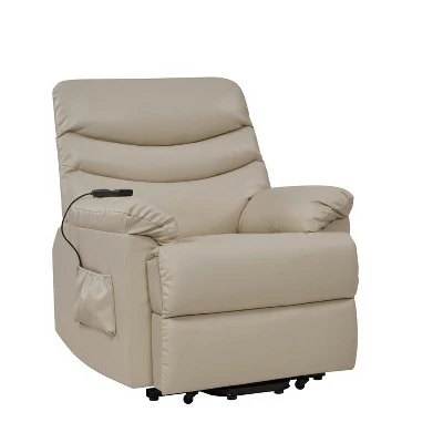 Wall Hugger Power Recliner and Lift Chair Cream - ProLounger 6 Wall Hugger Power Recliner and Lift Chair Cream - ProLounger - Image 4