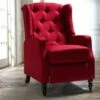 Valentin Velvet Manual Recliner | Karat Home
