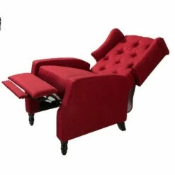 Valentin Velvet Manual Recliner | Karat Home -Living Room Chairs store unnamed file 13149