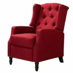 Valentin Velvet Manual Recliner | Karat Home -Living Room Chairs store unnamed file 13156