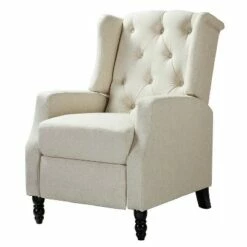 Valentin Velvet Manual Recliner | Karat Home -Living Room Chairs store unnamed file 13162