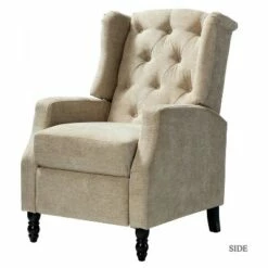 Valentin Velvet Manual Recliner | Karat Home -Living Room Chairs store unnamed file 13165