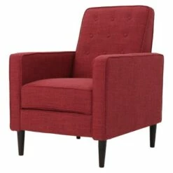 Mervynn Mid-Century Recliner - Christopher Knight Home Muted Yellow -Living Room Chairs store unnamed file 13204