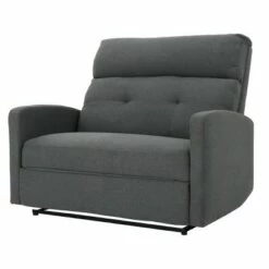 Halima 2-Seater Recliner - Christopher Knight Home Navy -Living Room Chairs store unnamed file 13213