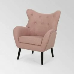 Almador Accent Chair - Christopher Knight Home Rose Pink -Living Room Chairs store unnamed file 1323