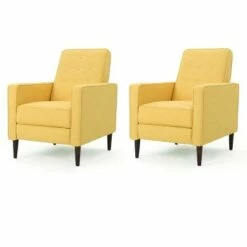 Set of 2 Mervynn Mid-Century Recliner - Christopher Knight Home Slate -Living Room Chairs store unnamed file 13236