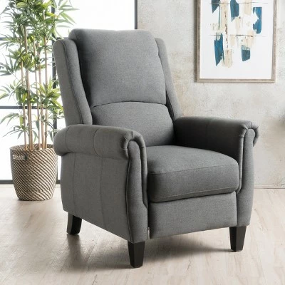 Haddan Recliner - Charcoal - Christopher Knight Home 3 Haddan Recliner - Charcoal - Christopher Knight Home