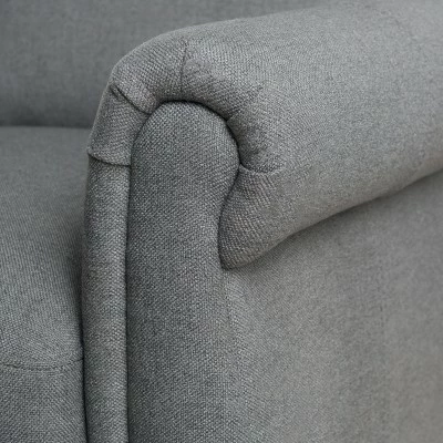 Haddan Recliner - Charcoal - Christopher Knight Home 4 Haddan Recliner - Charcoal - Christopher Knight Home - Image 2