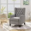 Keating Traditional Wingback Recliner - Christopher Knight Home Gray 1 Keating Traditional Wingback Recliner - Christopher Knight Home Gray -Living Room Chairs store unnamed file 13253