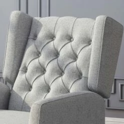 Keating Traditional Wingback Recliner - Christopher Knight Home Gray 11 Keating Traditional Wingback Recliner - Christopher Knight Home Gray -Living Room Chairs store unnamed file 13255