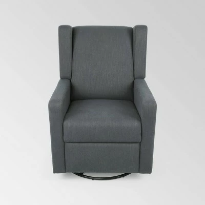 Hounker Contemporary Swivel Recliner - Christopher Knight Home Beige 10 Hounker Contemporary Swivel Recliner - Christopher Knight Home Beige - Image 8