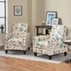 Set of 2 Darvis Contemporary Recliners - Christopher Knight Home Light Sky