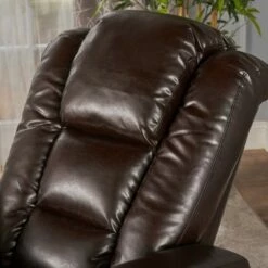 Emersyn Tufted Leather Power Recliner with Arm Storage and USB Cord Brown - Christopher Knight Home 9 Emersyn Tufted Leather Power Recliner with Arm Storage and USB Cord Brown - Christopher Knight Home -Living Room Chairs store unnamed file 1328