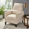 Alscot Contemporary Push Back Recliner - Christopher Knight Home Teal