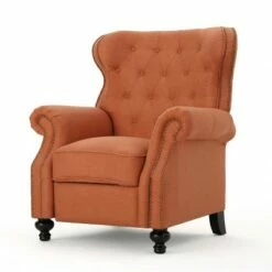 Walder Tufted Recliner - Christopher Knight Home Warm Stone -Living Room Chairs store unnamed file 13306