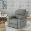 Celestina Microfiber Gliding Recliner Gray - Christopher Knight Home