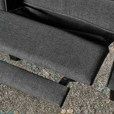 Charell Traditional Recliner - Christopher Knight Home Charcoal 4 Charell Traditional Recliner - Christopher Knight Home Charcoal - Image 2