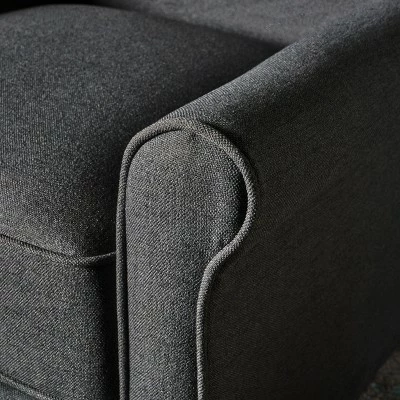 Charell Traditional Recliner - Christopher Knight Home Charcoal 5 Charell Traditional Recliner - Christopher Knight Home Charcoal - Image 3