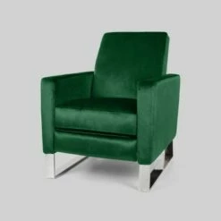 Brightwood Modern Push Back High Leg Recliner - Christopher Knight Home Purple -Living Room Chairs store unnamed file 13343