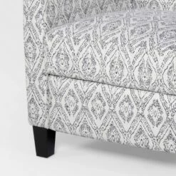 Foxhill Contemporary Push Back Recliner - Christopher Knight Home Gray Checkerboard -Living Room Chairs store unnamed file 13347