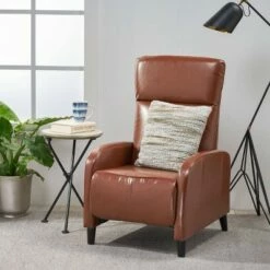 Stratton Recliner Tan - Christopher Knight Home -Living Room Chairs store unnamed file 13356
