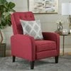 Nievis Tufted Recliner - Deep Red - Christopher Knight Home -Living Room Chairs store unnamed file 13360