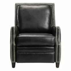 Buddy Leather Recliner - Safavieh Black -Living Room Chairs store unnamed file 13372