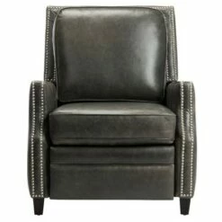 Buddy Leather Recliner - Safavieh Black -Living Room Chairs store unnamed file 13373
