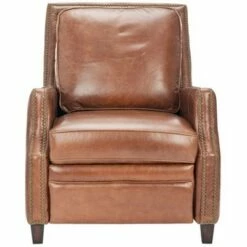 Buddy Leather Recliner - Safavieh Black -Living Room Chairs store unnamed file 13374