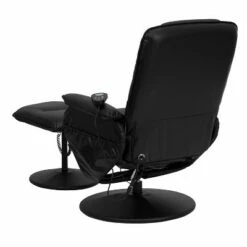 Emma and Oliver Adjustable Massage Recliner/Ottoman - Deep Side Pockets in Black LeatherSoft -Living Room Chairs store unnamed file 13426