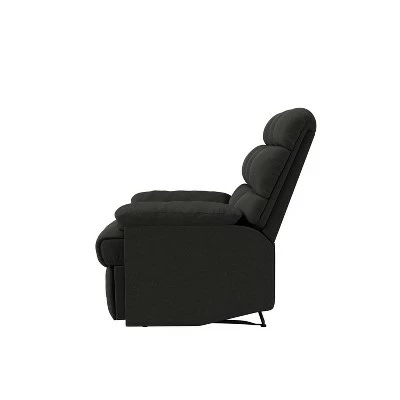 Prolounger Microfiber Wall Hugger Recliner - Handy Living Gray 4 Prolounger Microfiber Wall Hugger Recliner - Handy Living Gray - Image 2