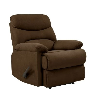 Wall Hugger Microfiber Pillow Top Arm Recliner Chair - ProLounger Brown 6 Wall Hugger Microfiber Pillow Top Arm Recliner Chair - ProLounger Brown - Image 4