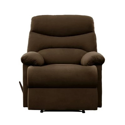 Wall Hugger Microfiber Pillow Top Arm Recliner Chair - ProLounger Brown 7 Wall Hugger Microfiber Pillow Top Arm Recliner Chair - ProLounger Brown - Image 5