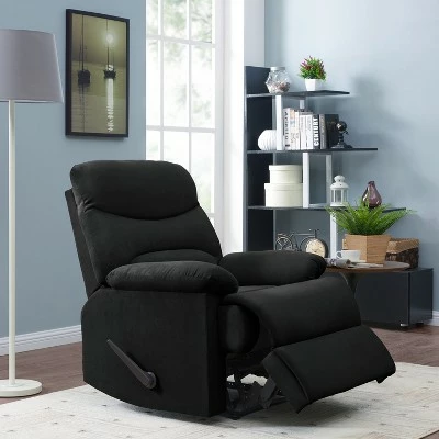 Wall Hugger Microfiber Pillow Top Arm Recliner Chair - ProLounger Brown 13 Wall Hugger Microfiber Pillow Top Arm Recliner Chair - ProLounger Brown - Image 11