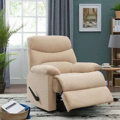 Wall Hugger Microfiber Pillow Top Arm Recliner Chair - ProLounger Brown 15 Wall Hugger Microfiber Pillow Top Arm Recliner Chair - ProLounger Brown - Image 13