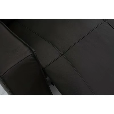 Layton Leather Power Recliner with Power Headrest - Abbyson Living Brown 4 Layton Leather Power Recliner with Power Headrest - Abbyson Living Brown - Image 2