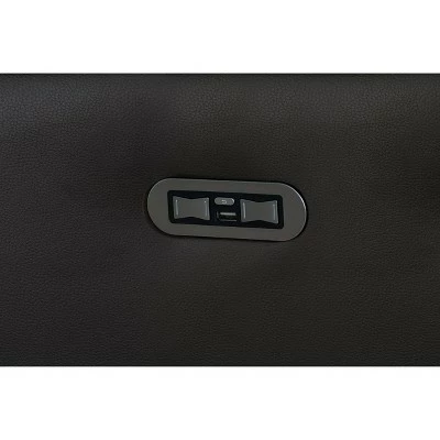 Layton Leather Power Recliner with Power Headrest - Abbyson Living Brown 5 Layton Leather Power Recliner with Power Headrest - Abbyson Living Brown - Image 3