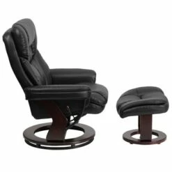 Contemporary Multi - Position Recliner and Ottoman - Riverstone Furniture Collection Palimino