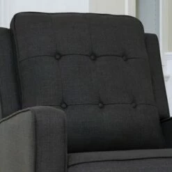 Francis Mid Century Pushback Recliner - Abbyson Living Ivory -Living Room Chairs store unnamed file 13677