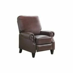 Karla Pushback Recliner - Abbyson Living Black -Living Room Chairs store unnamed file 13693