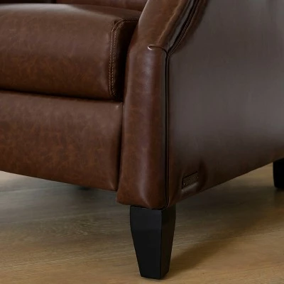 Dixie Brown Pushback Recliner - Abbyson Living 7 Dixie Brown Pushback Recliner - Abbyson Living - Image 5