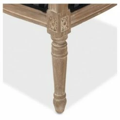 Charlemagne Traditional French Blue Stripe Accent Chair -Baxton Studio -Living Room Chairs store unnamed file 1371