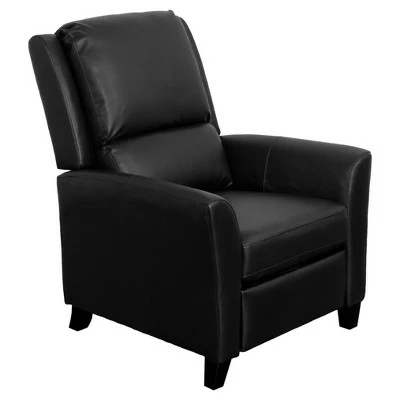 Kate Bonded Leather Recliner - Corliving Black 7 Kate Bonded Leather Recliner - Corliving Black - Image 5