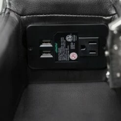 Rider Power Theater Recliner with 1 Table - Abbyson Living Brown -Living Room Chairs store unnamed file 13732